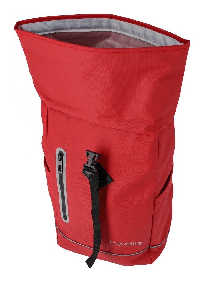travelite Freizeitrucksack BASICS Roll-Up Rucksack Plane, mit viel Stauraum