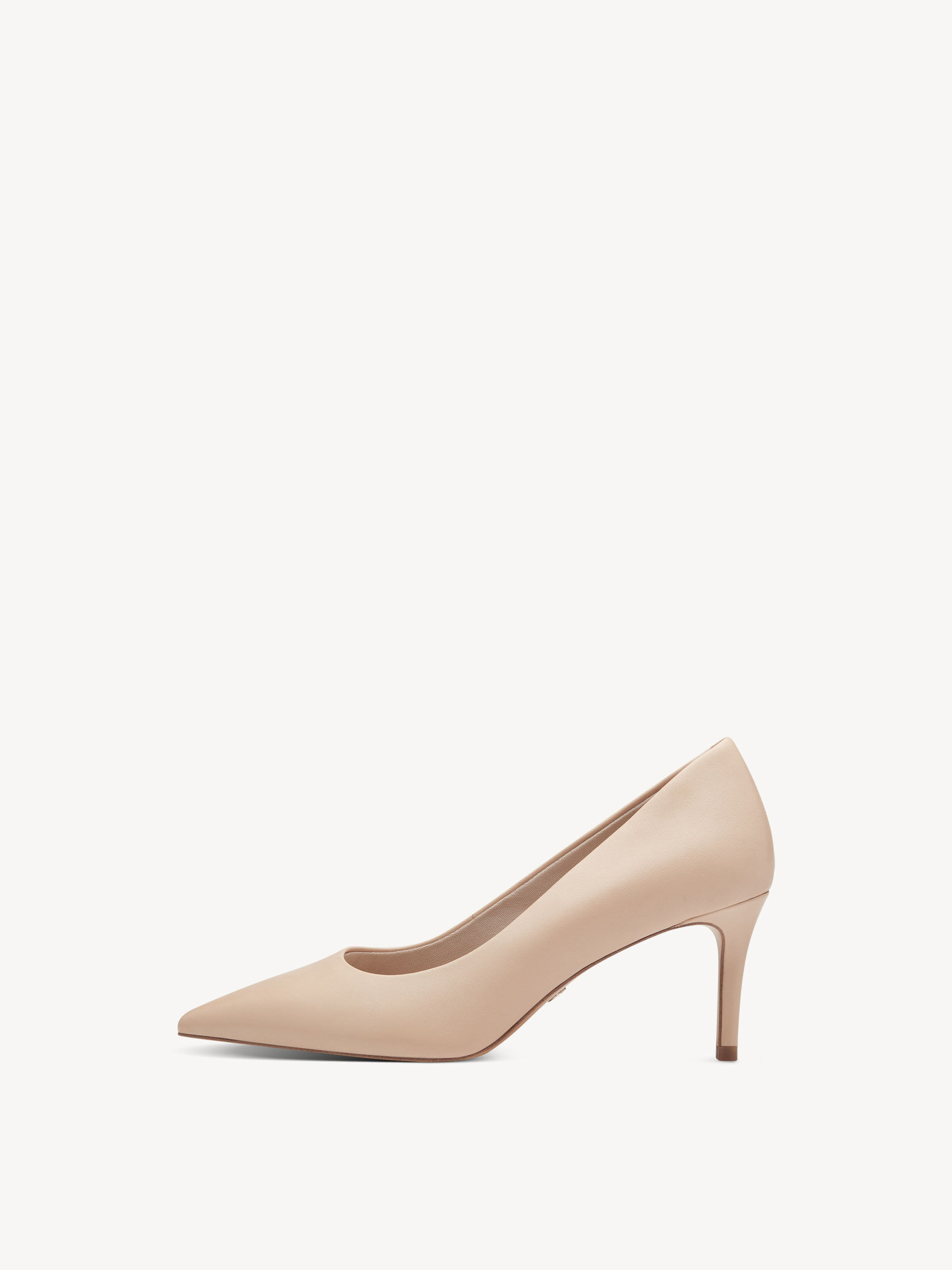 Escarpin en cuir - beige
