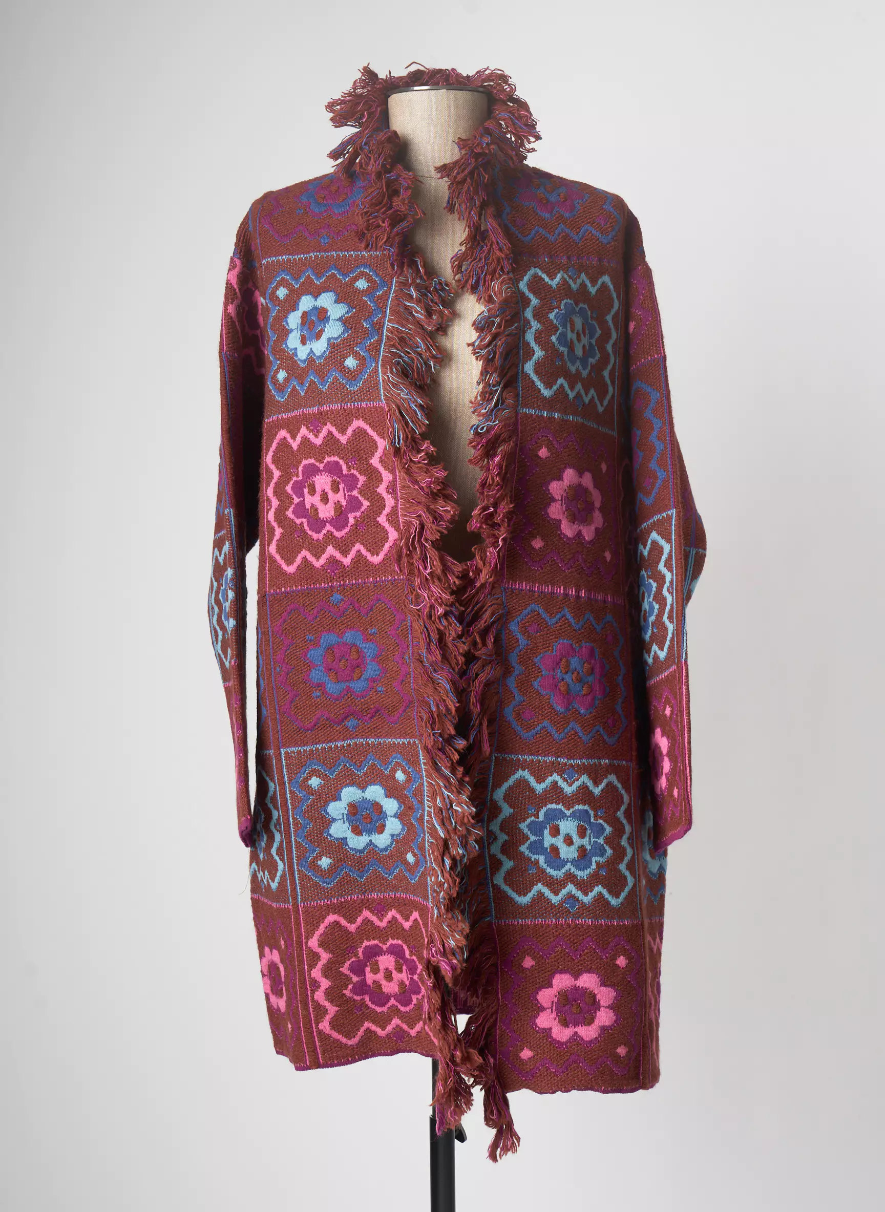 Angela Davis Cardigans Femme couleur marron