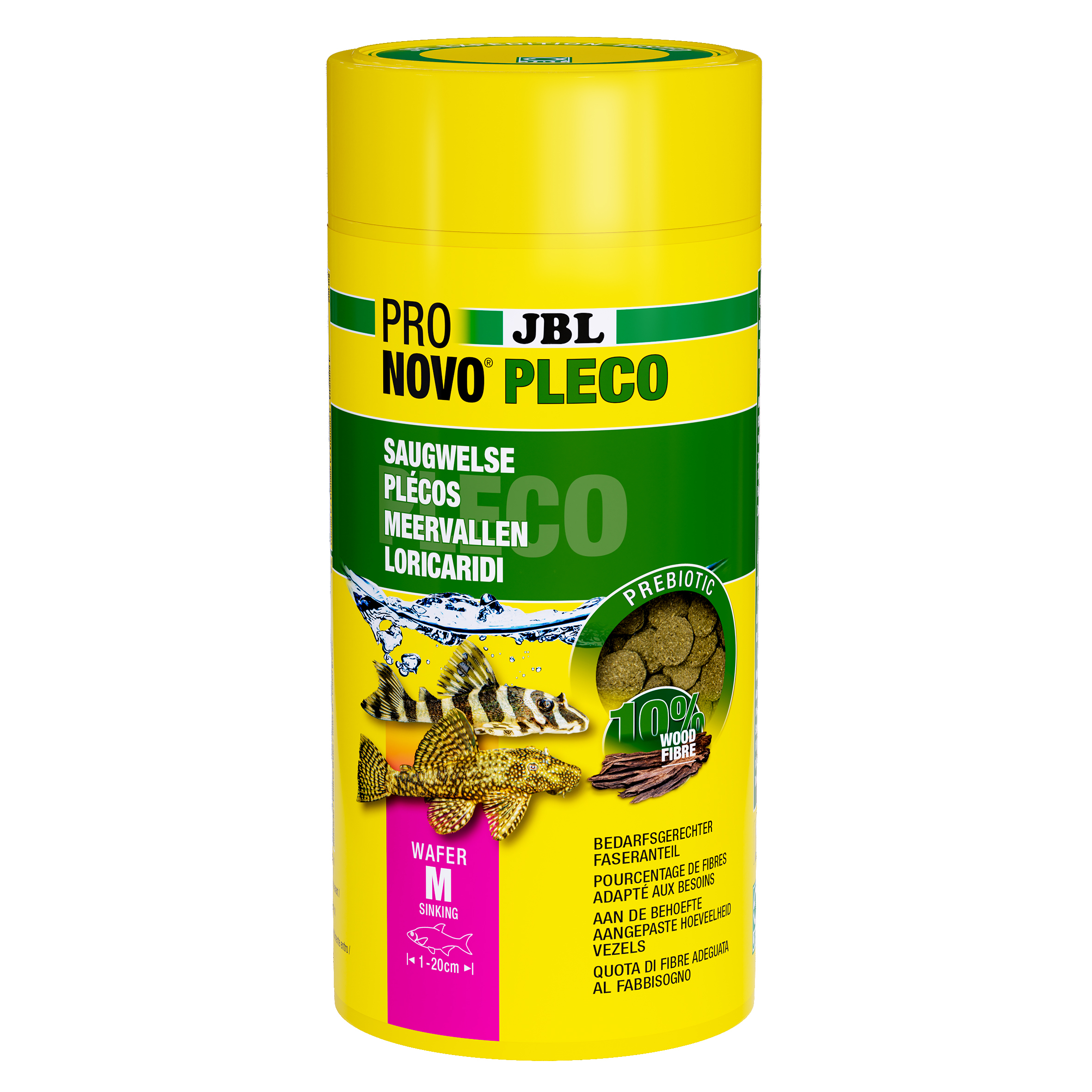 JBL Hauptfutter JBL PRONOVO PLECO WAFER Futtertabletten für herbivore Saugwelse M 1 l