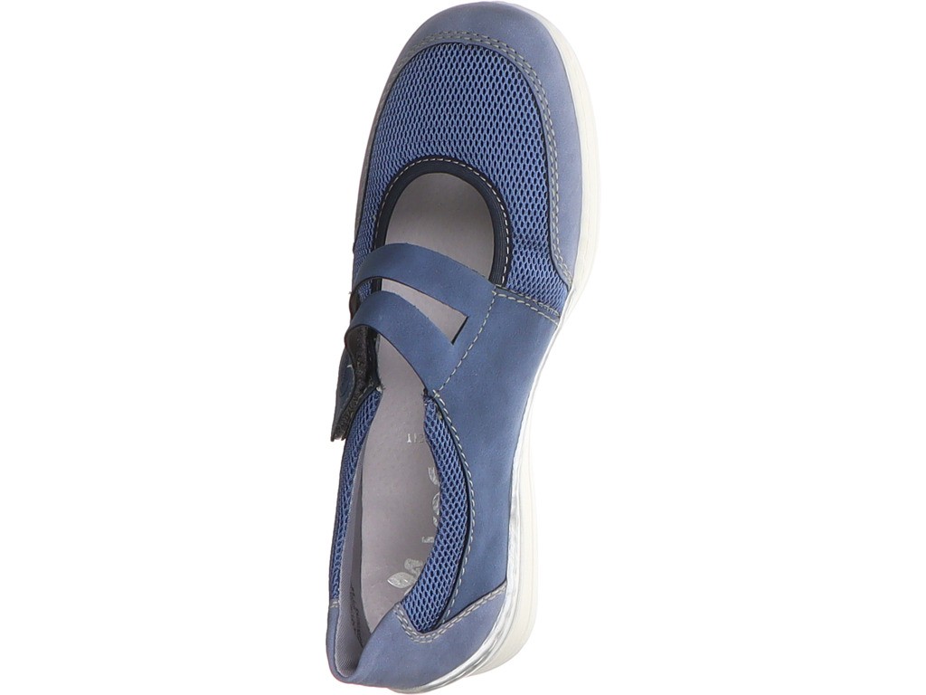 RIEKER Sportliche Slipper blau