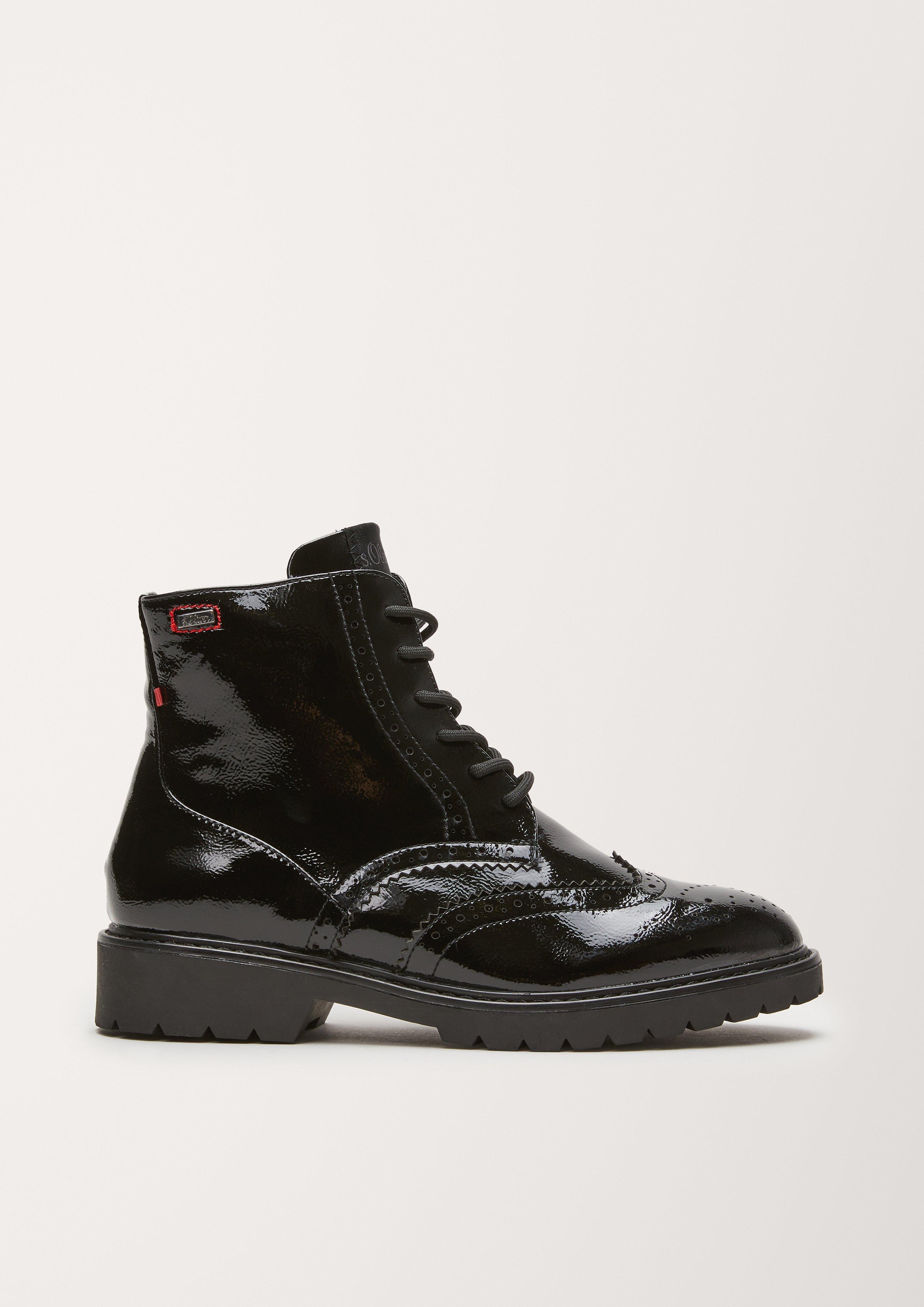Brouge-Boots in Leder-Optik  101.107.101.25247-018