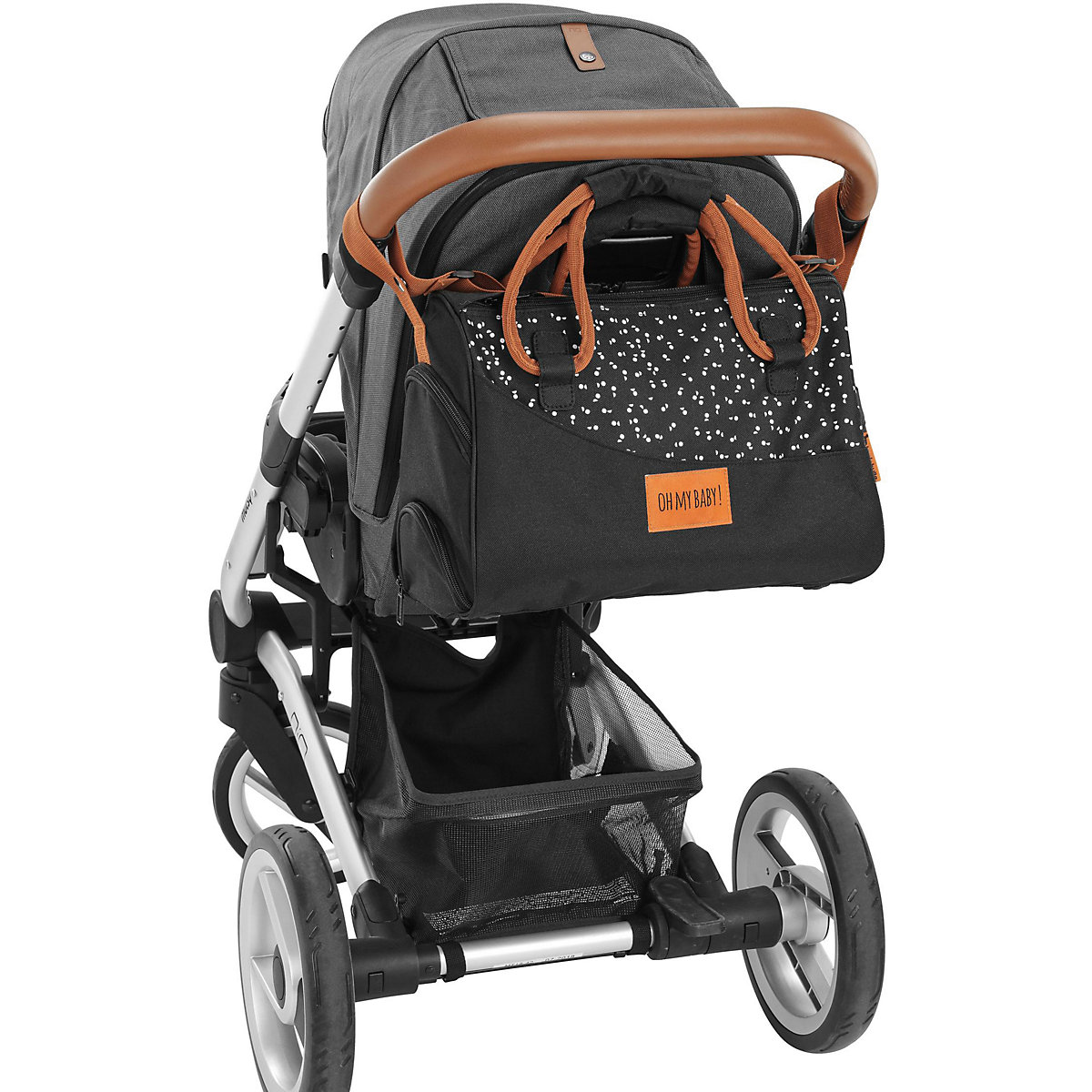 Wickeltasche Pocketstyle, schwarz