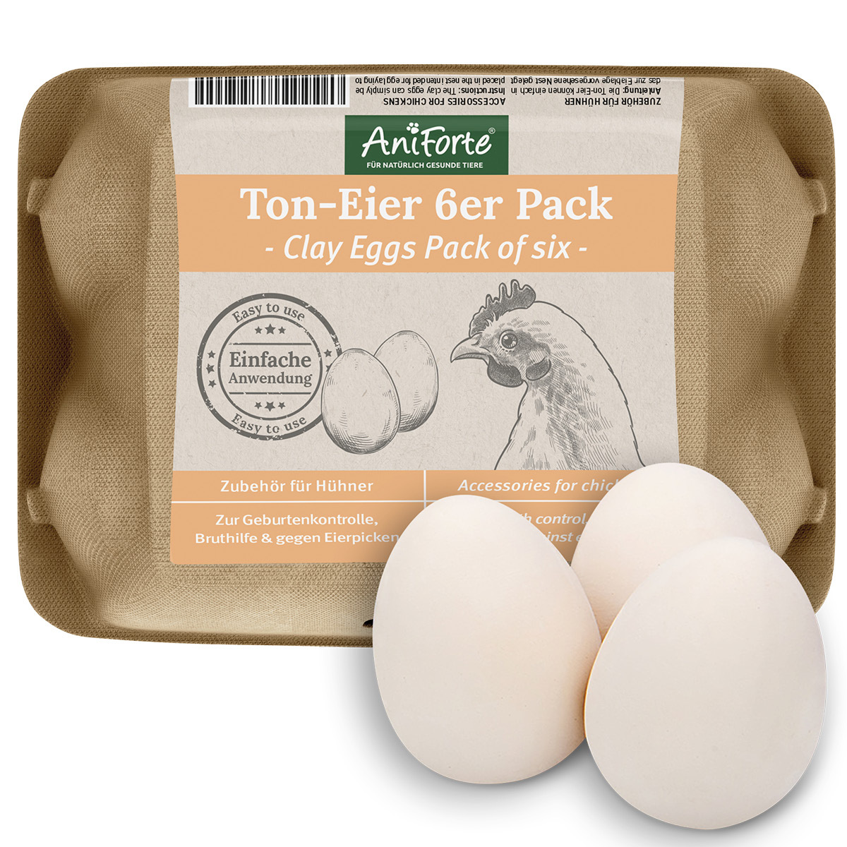 Aniforte Zubehör Aniforte Toneier 6er Pack