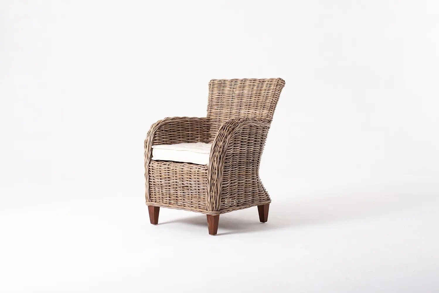 Novasolo Rattanstuhl Wickerworks (2er-Set Stühle, 2 St), Standard Rückenlehne, Baroness, Baroness Stuhl (2er-Set)