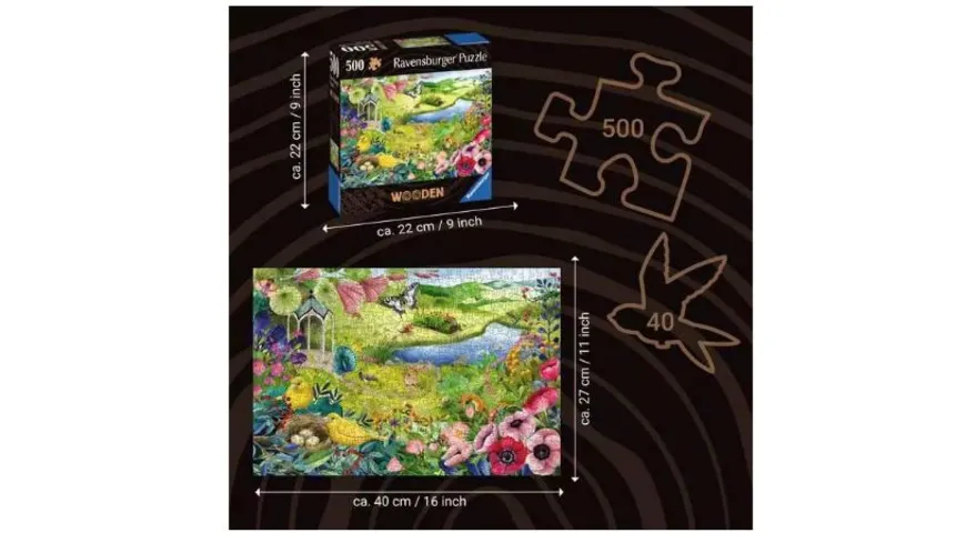 Ravensburger Puzzle - Wilder Garten, 500 Teile