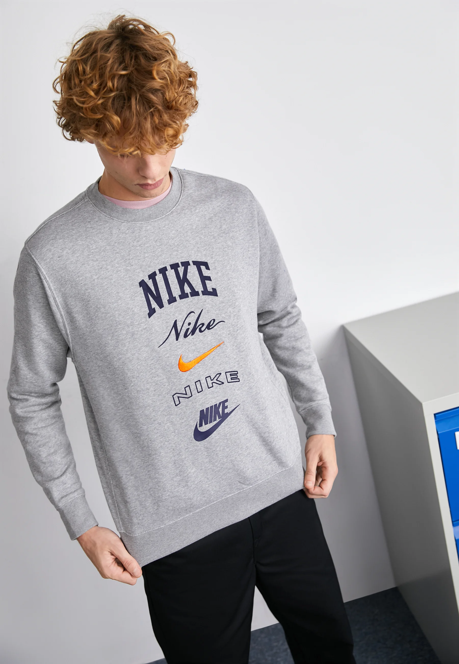 Nike Sportswear CLUB CREW STACK - Sudadera