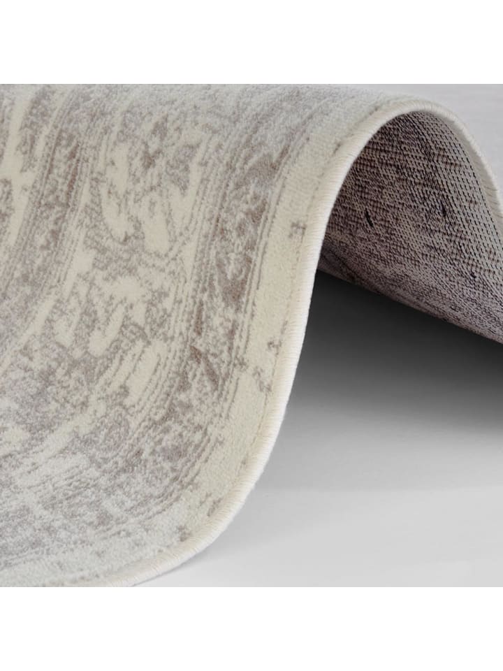 Teppich Boss Orientalischer Samt Teppich Täbris creme anthrazit günstig kaufen 160x230cm