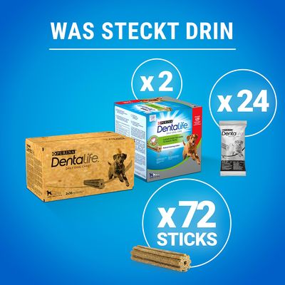 PURINA Dentalife Tägliche Zahnpflege-Snacks für große Hunde (25-40 kg)