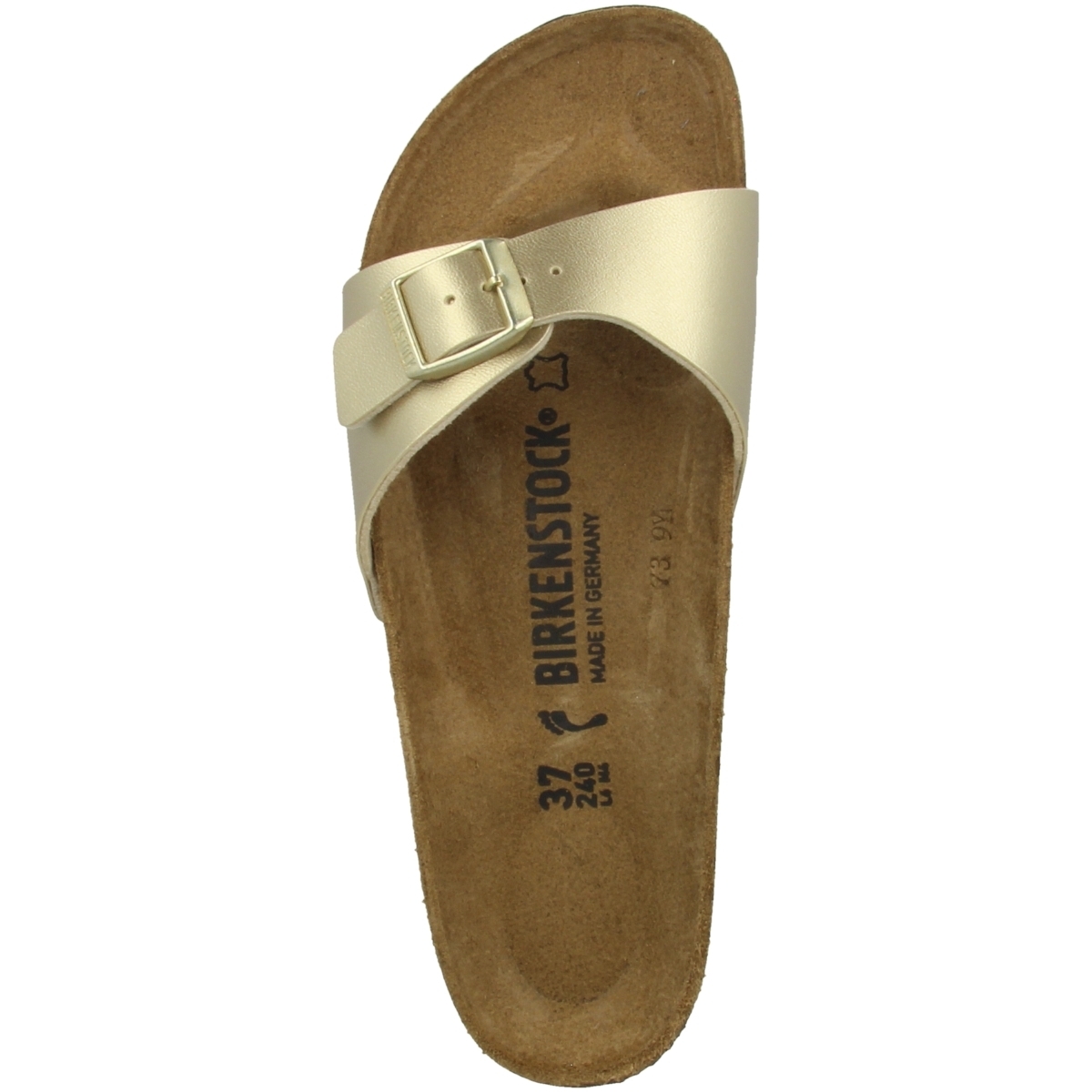 Birkenstock Madrid Birko-Flor Schmal Sandale gold