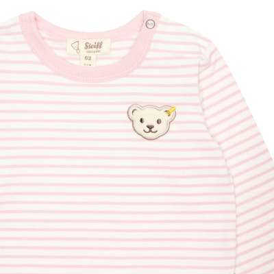 T-Shirt langarm GOTS, rosa