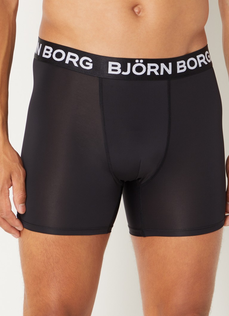 Björn Borg Performance boxeralsó logós csíkkal, 5 darabos kiszerelésben