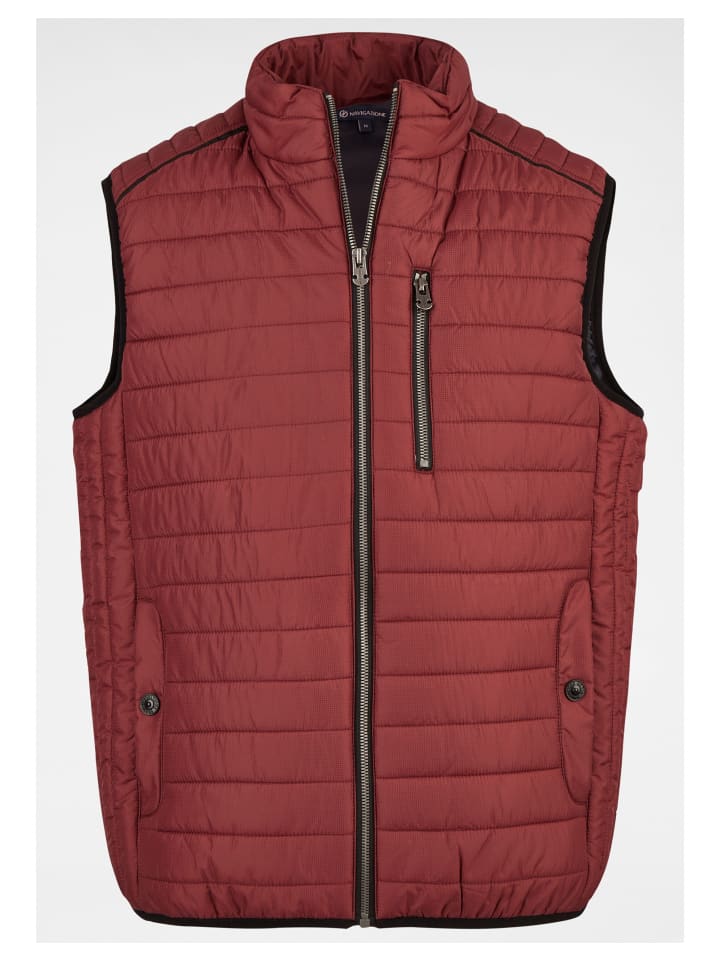 Navigazione Steppweste in oxblood red günstig kaufen XXL