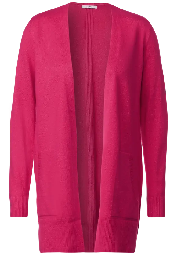 CECIL Cosy Melange Strickjacke