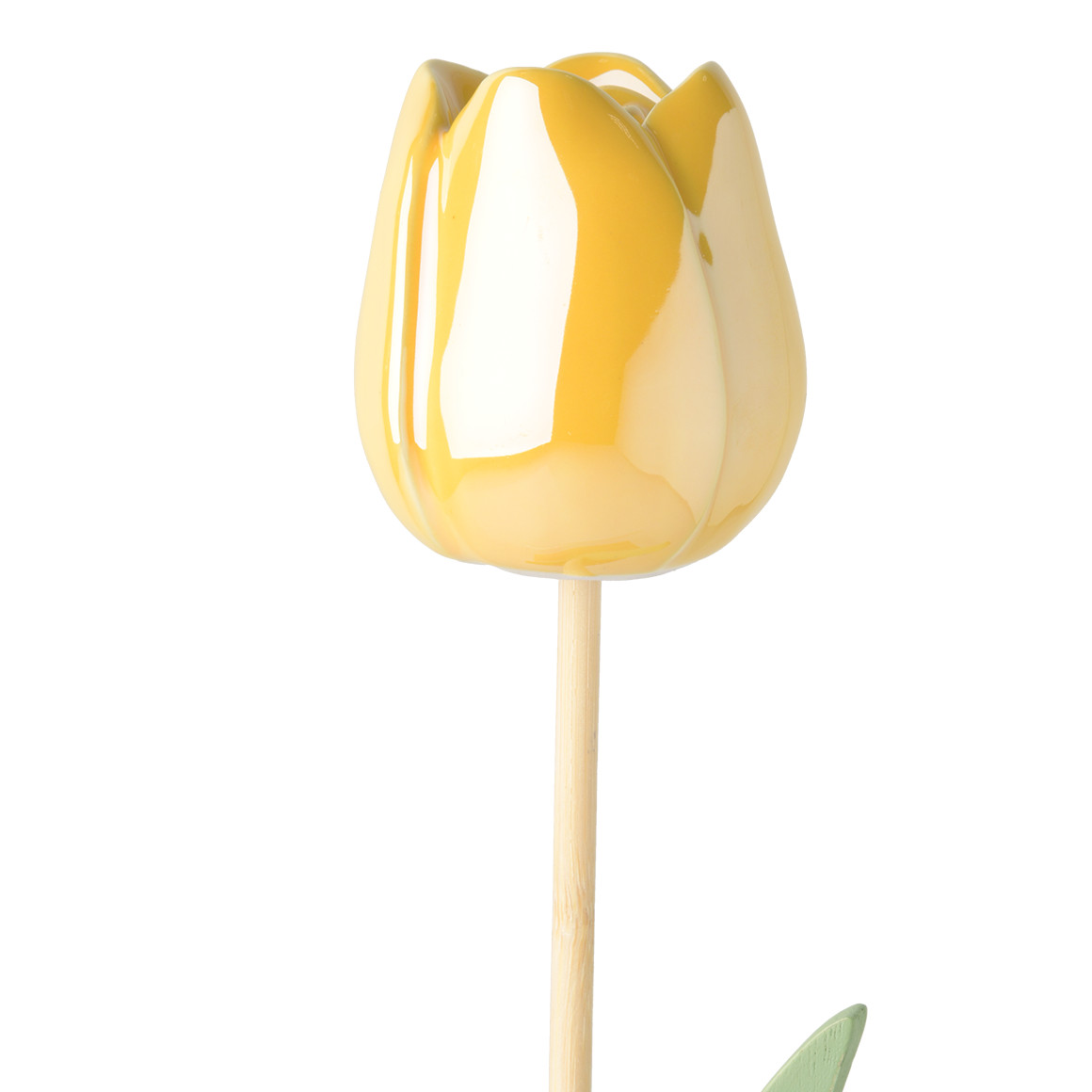Deko-Aufsteller Tulpe mit Holzfuß