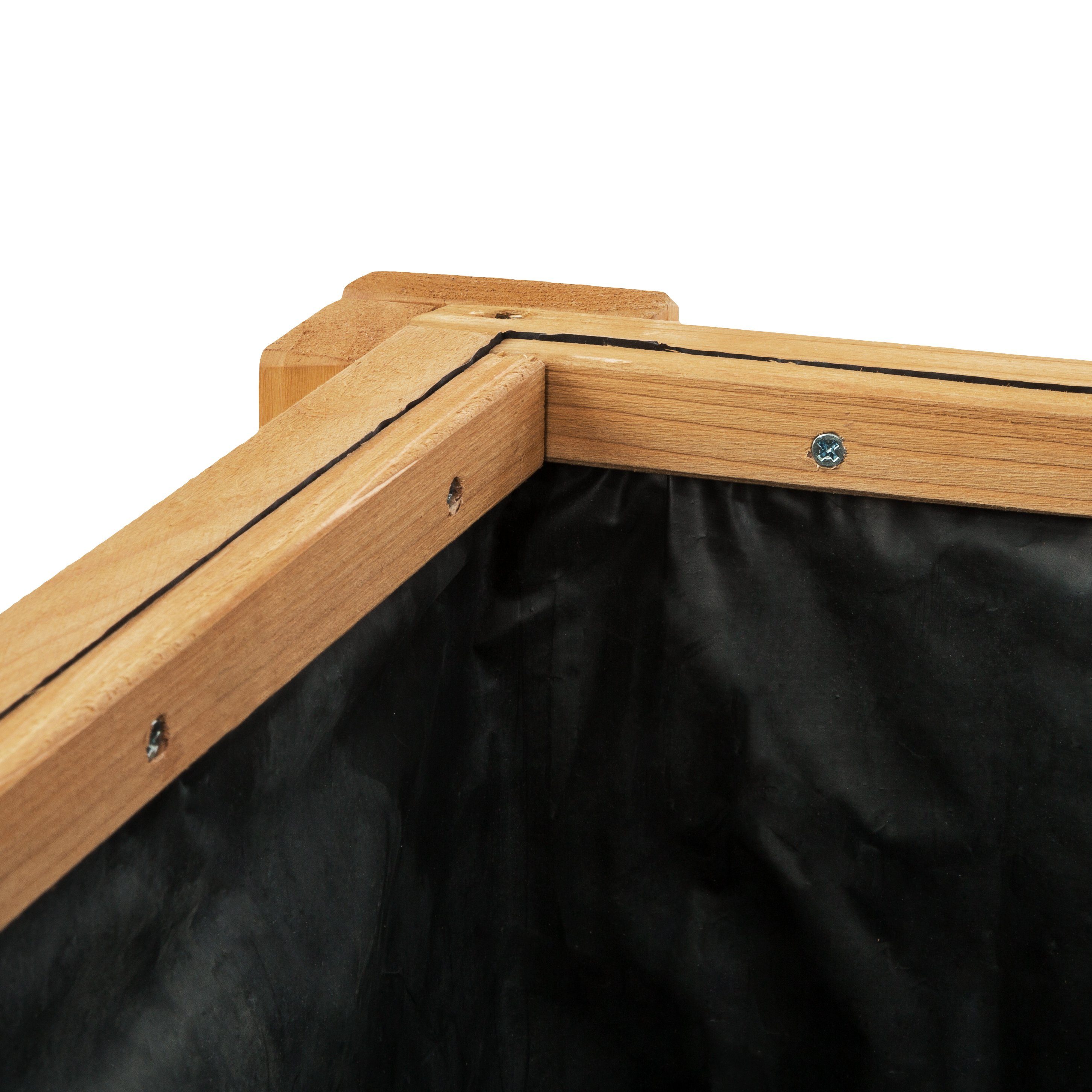 tectake Hochbeet Hochbeet mit Ablage 119x53x90cm