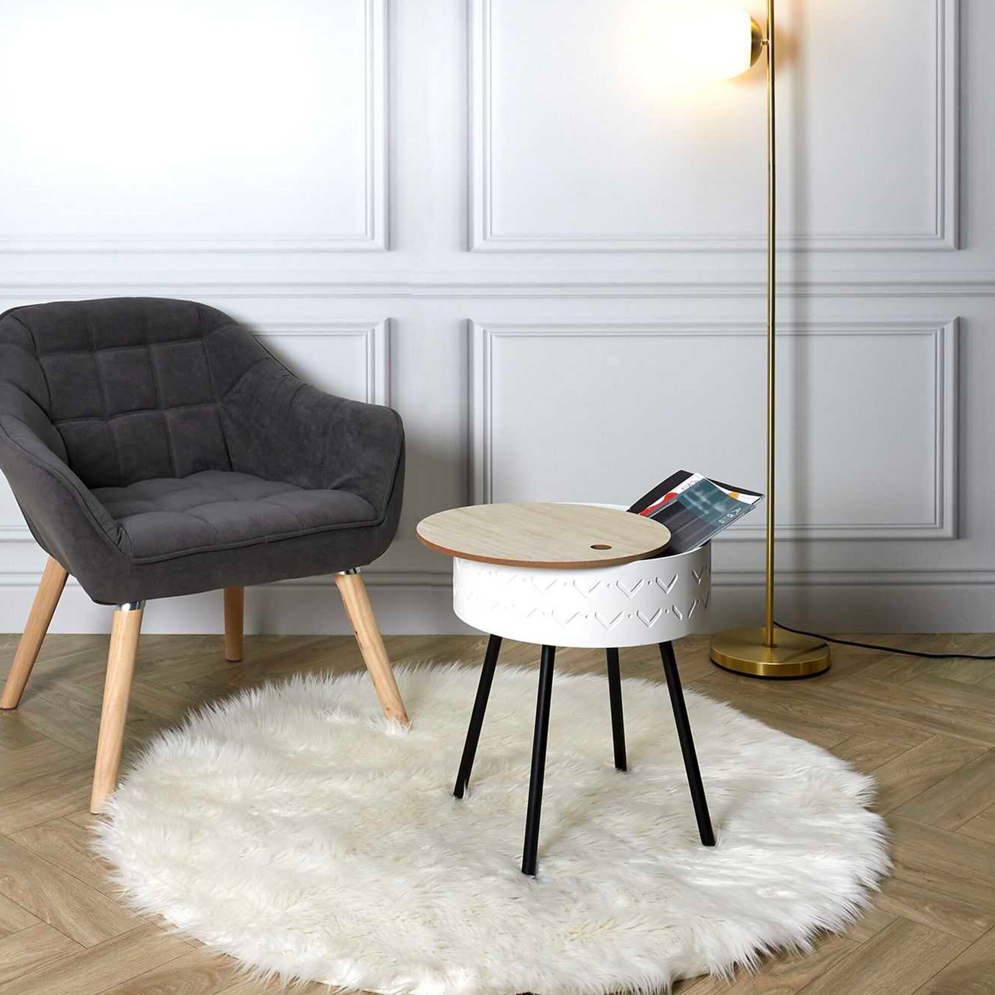 Table d’appoint-coffre déco