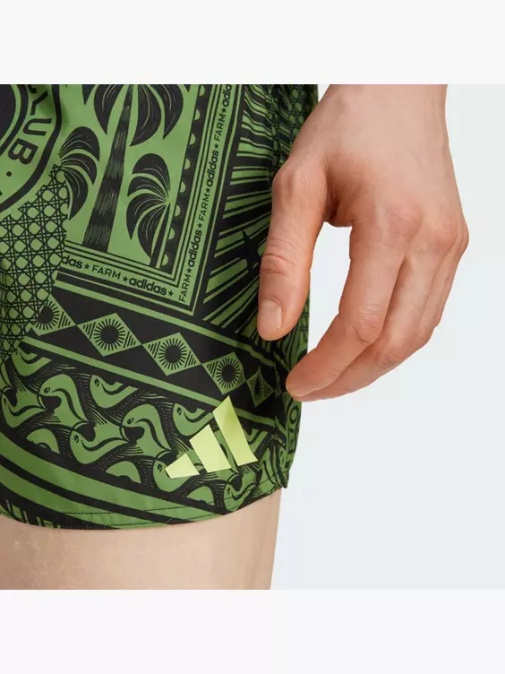 adidas adidas x FARM 3-Streifen 5-Inch Badeshorts