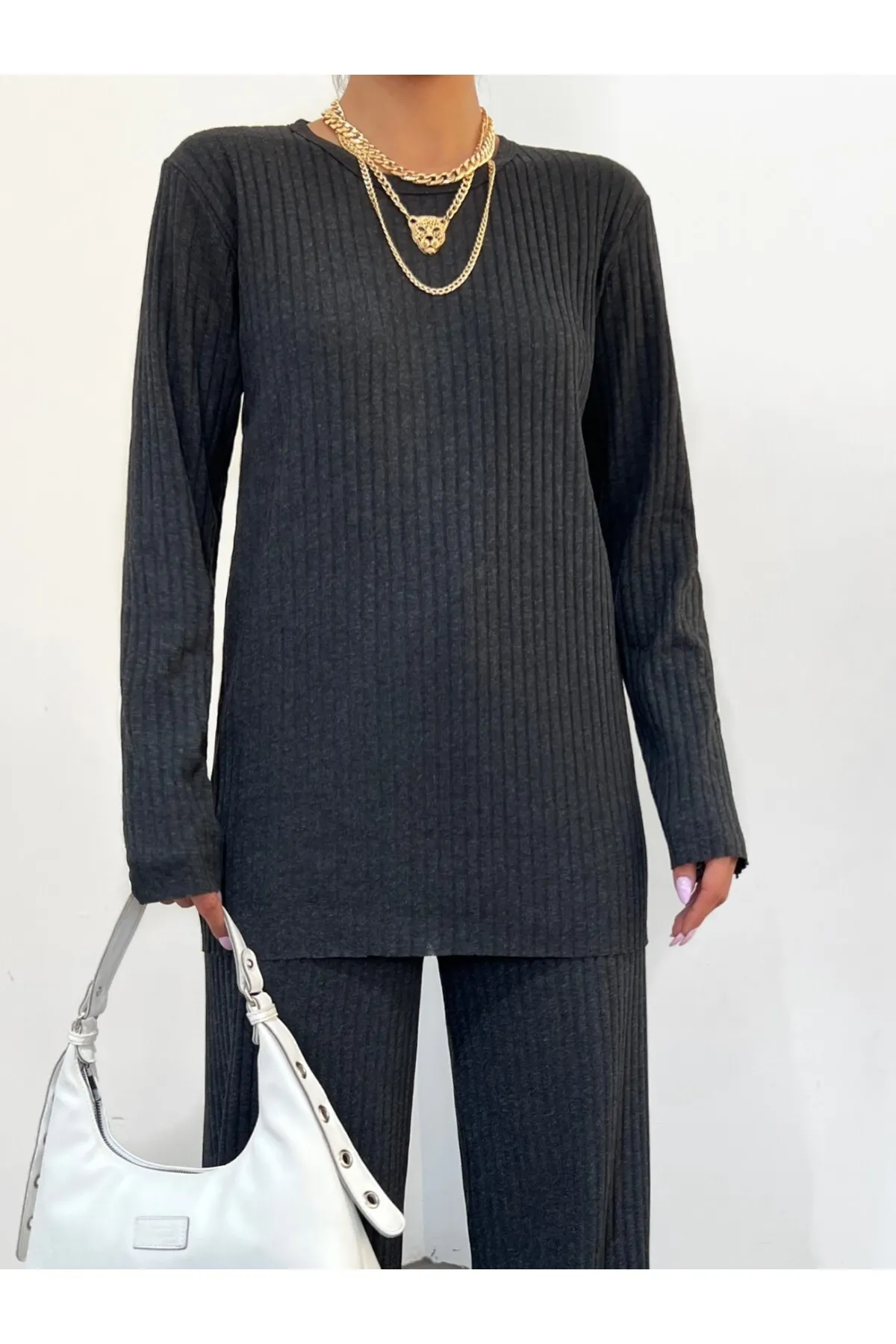 Modamorfo  Camisole-Set mit Rundhalsausschnitt