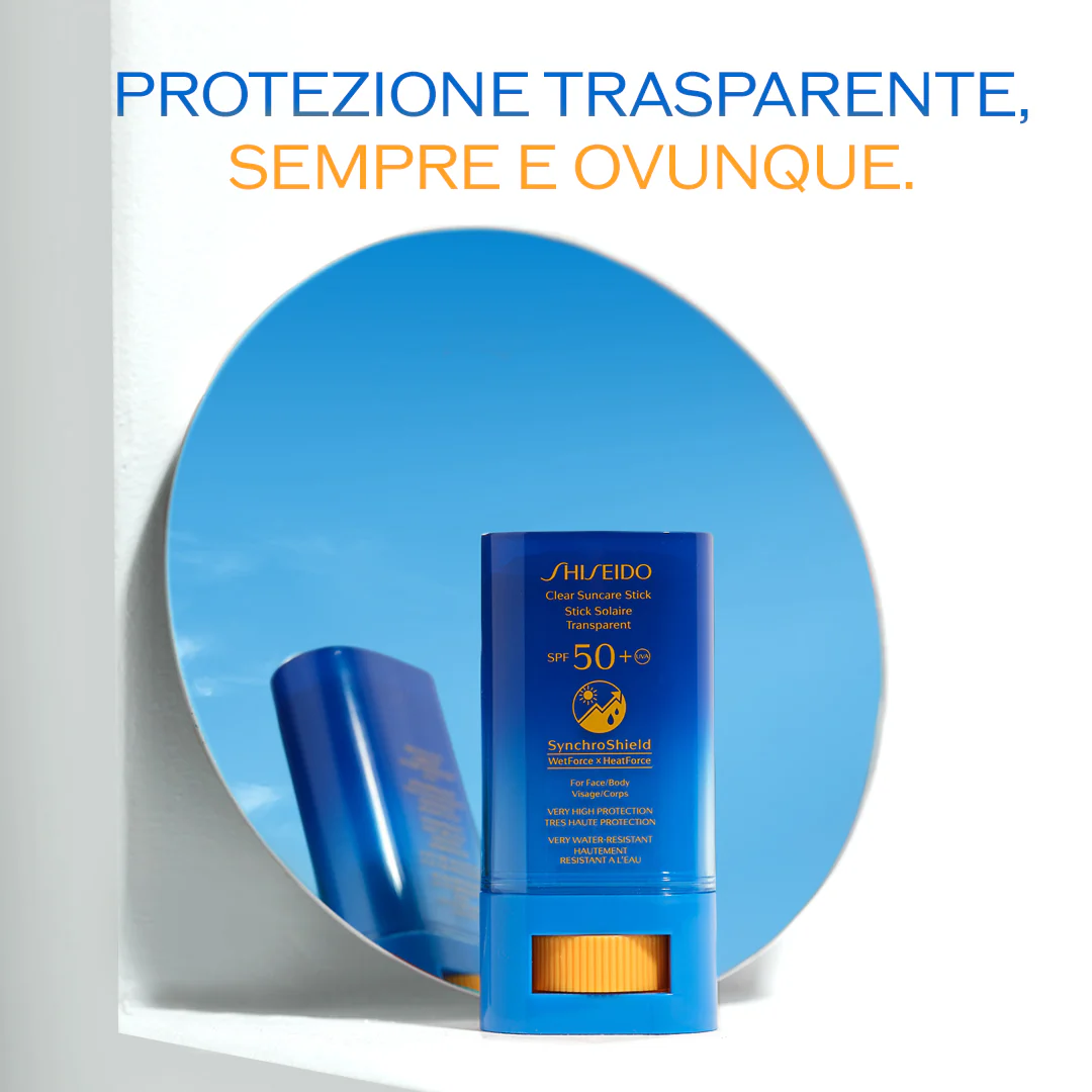 Solari Clear Suncare Stick SPF50+ - Barra solar de alta protección.
