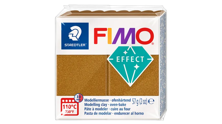 STAEDTLER Modelliermasse FIMO® effect Metallic antikbronze 57 g