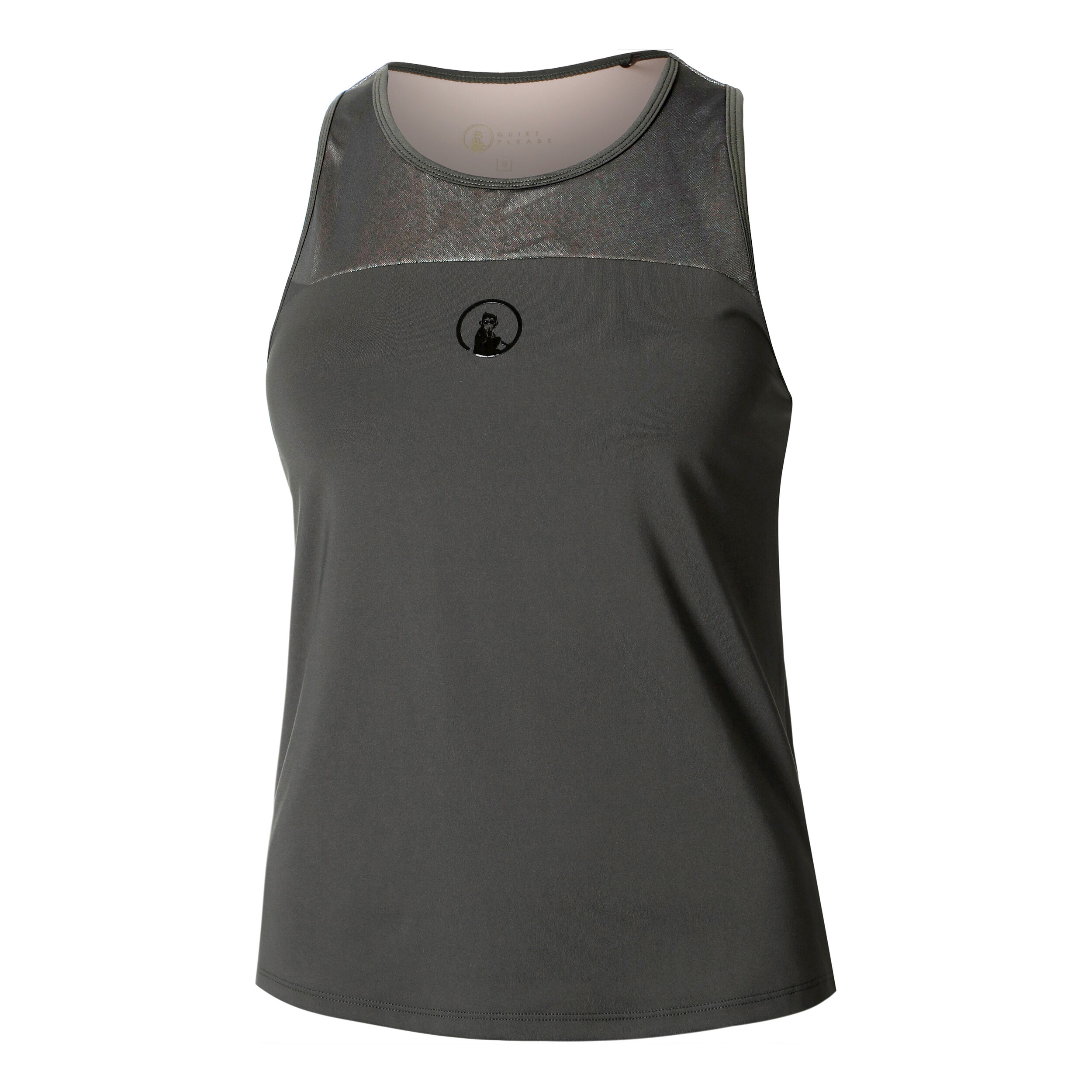 Sparkle Racerback Tank-Top Damen - Anthrazit