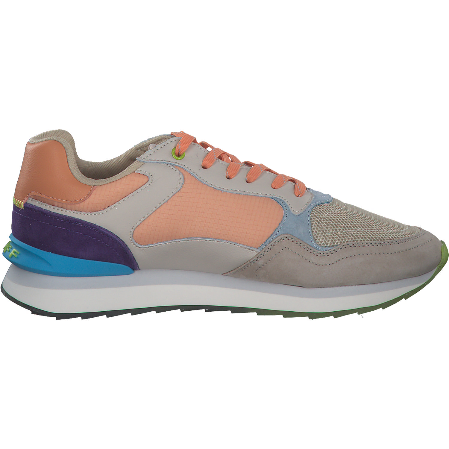 Hoff Schuhe 1230200, Schnürschuhe, Damen, beige/orange/lila/blau