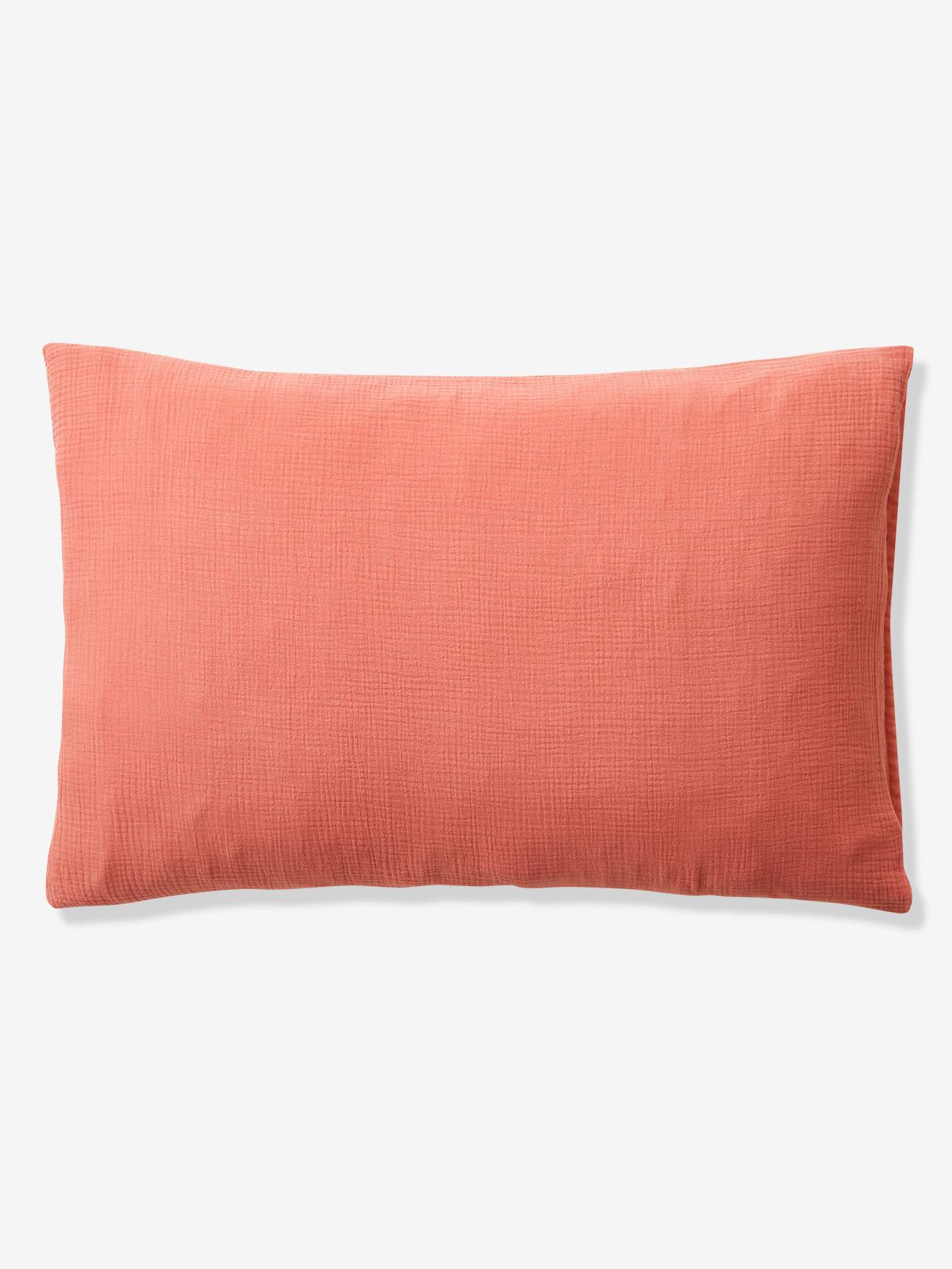 Vertbaudet Kinder Bettwäsche-Set mit Musselin Oeko-Tex - rosa