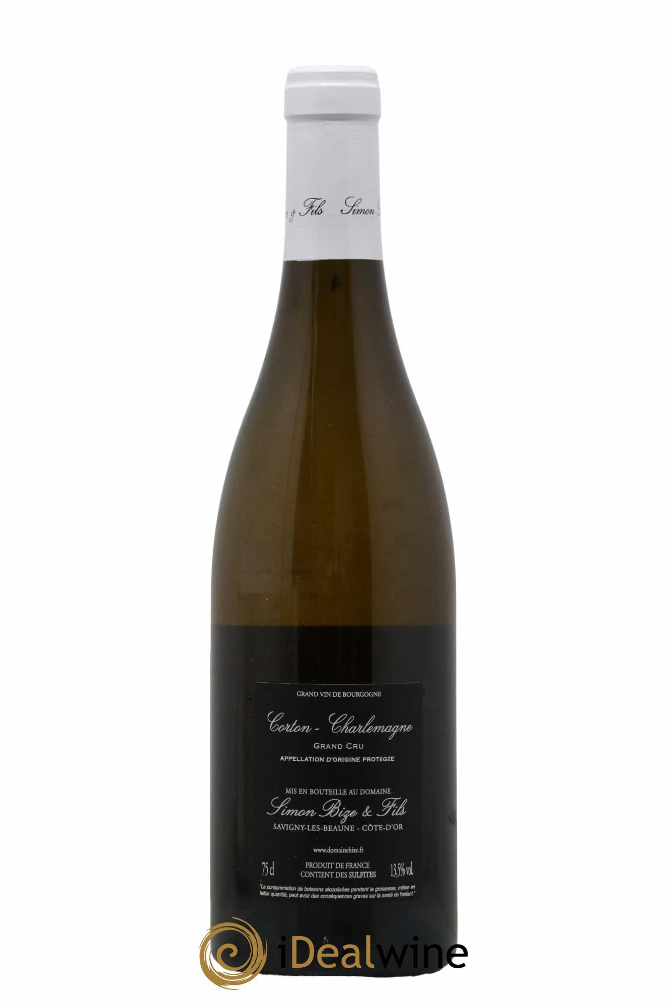 Corton-Charlemagne Grand Cru Simon Bize & Fils  2019 - Lot de 1 Bouteille