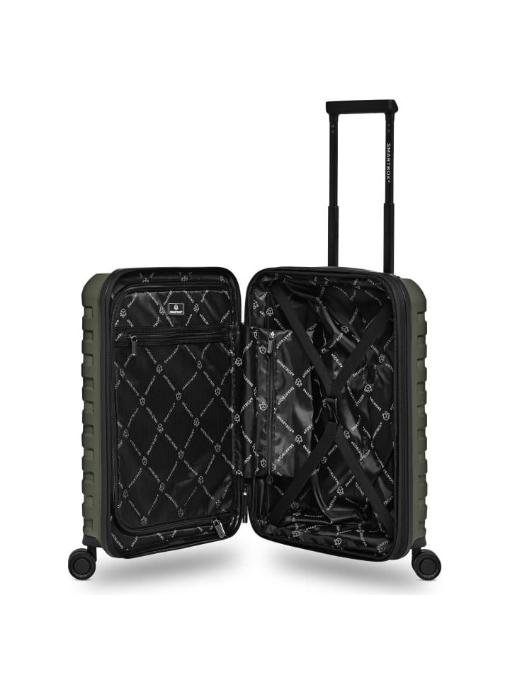 Smartbox Edition 01 4 Rollen Kabinentrolley 55 cm mit Dehnfalte in olive günstig kaufen onesize