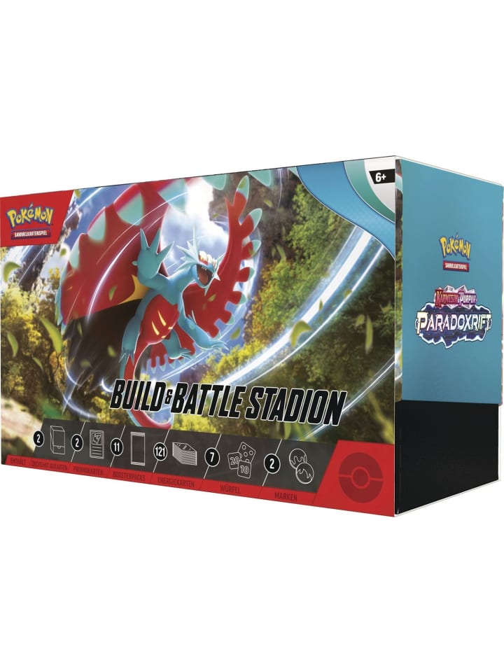 Pokémon Build & Battle Stadion Karmesin & Purpur Paradoxrift in Mehrfarbig ab 6 Jahre günstig kaufen onesize