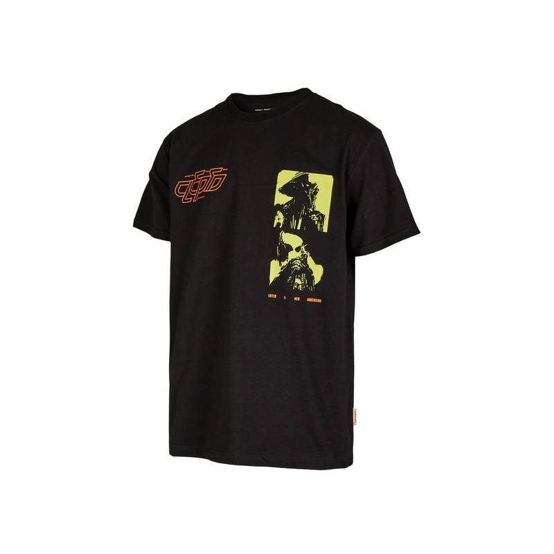 Cleptomanicx Enter Printshirt Herren