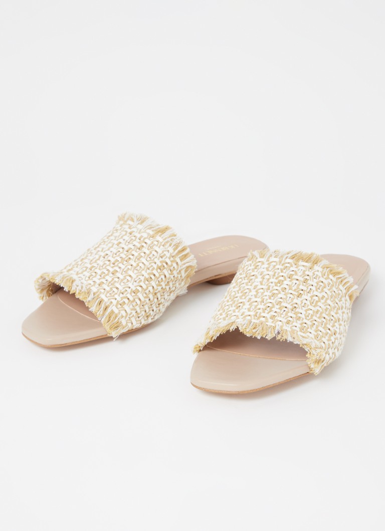 LKBennett Meera slipper with raffia details