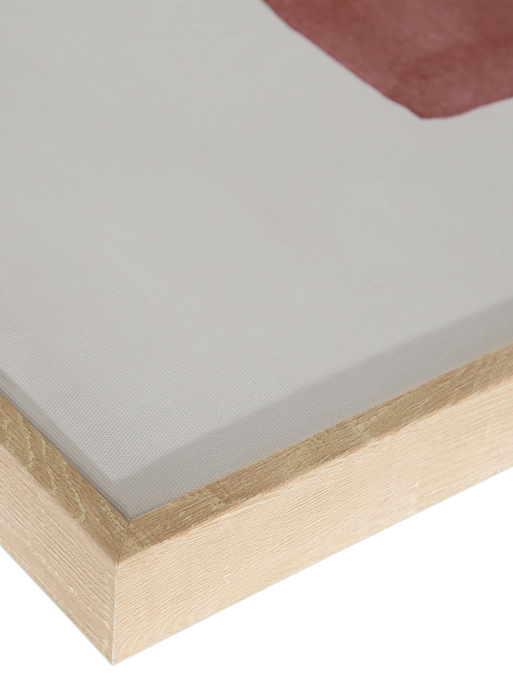 Mandana Leinwand-Druck-handbemalt, Multicolor