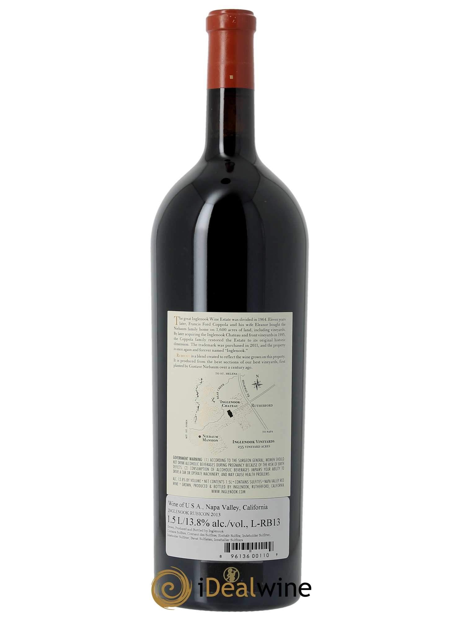 Napa Valley Inglenook Rubicon  2013 - Lot de 1 Magnum