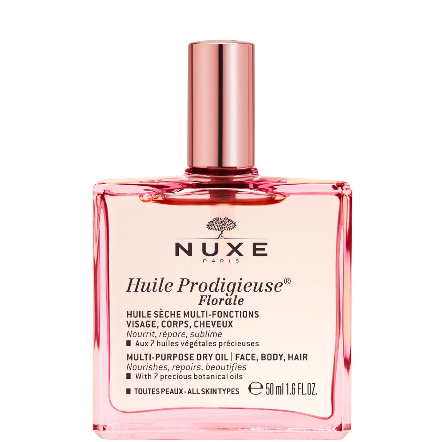 Nuxe Huile Prodigieuse® Florale Huile sèche multi-fonctions visage, corps, cheveux Huile Prodigieuse® - Toutes peaux 50 ml