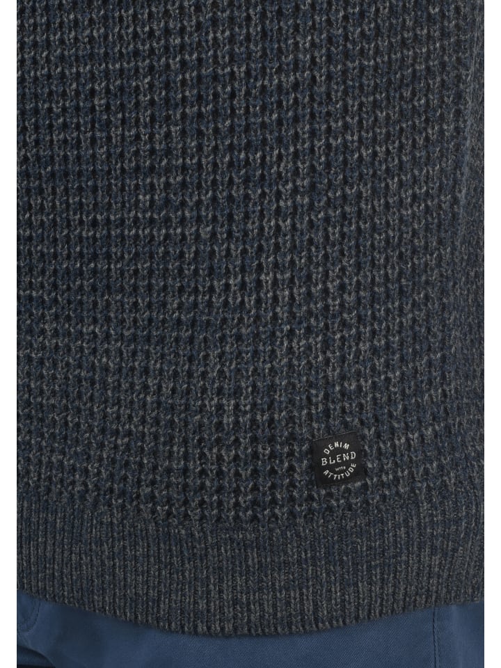 BLEND Strickpullover BHCarrizal 20712238 ME Strickpulli aus Grobstrick in mittelblau günstig kaufen
