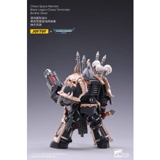 Warhammer 40k Actionfigur 1/18 Black Legion Brother Gnarl 17 cm