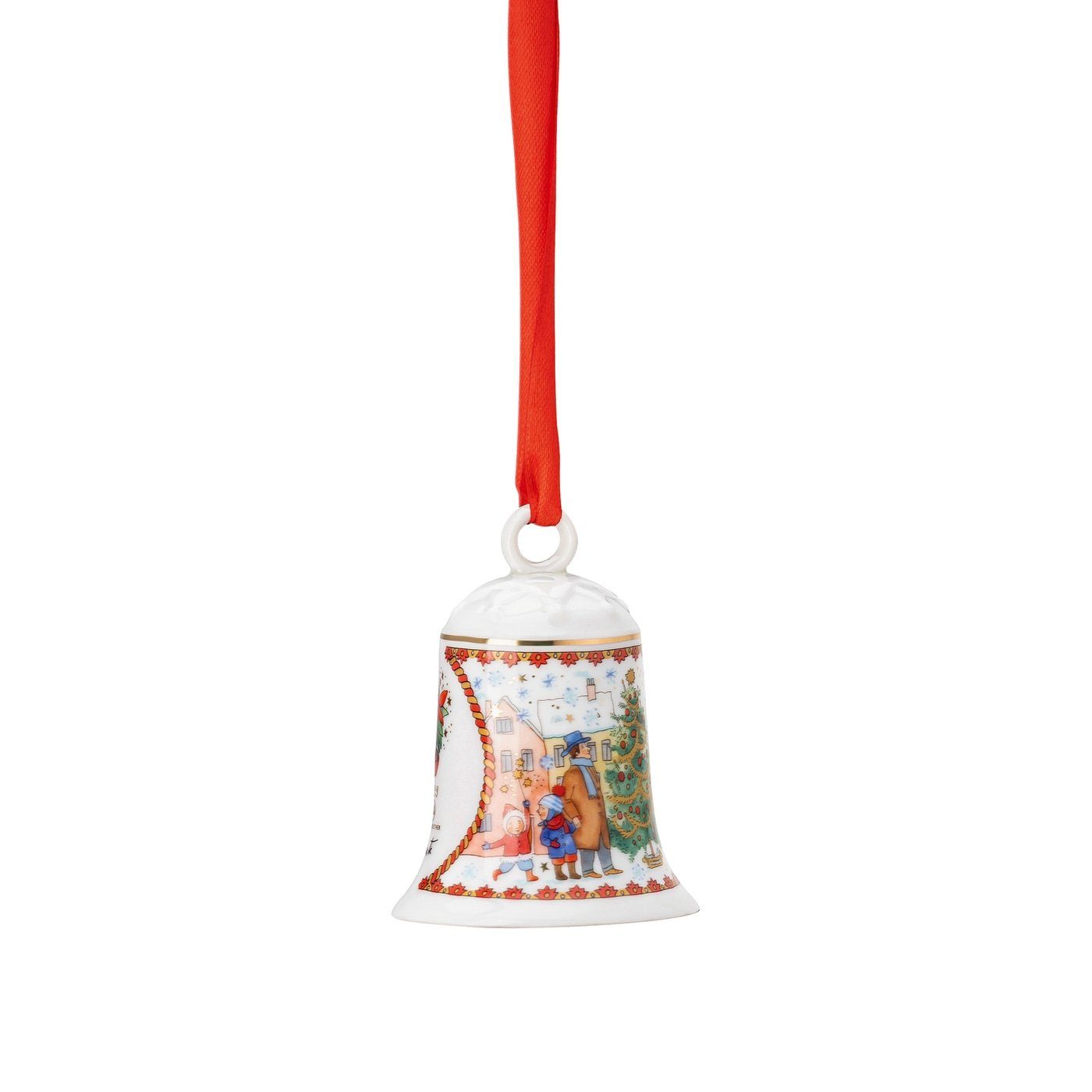 Hutschenreuther Christbaumschmuck Porzellanglocke Weihnachtsglocke 2023 in OVP - 2023 - 1 Stück (1-tlg), Sammelobjekt mit OVP (Originalverpackung)