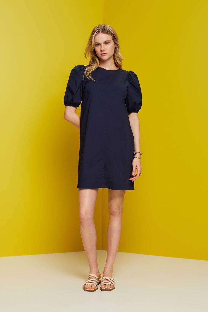 Minikleid aus Popeline