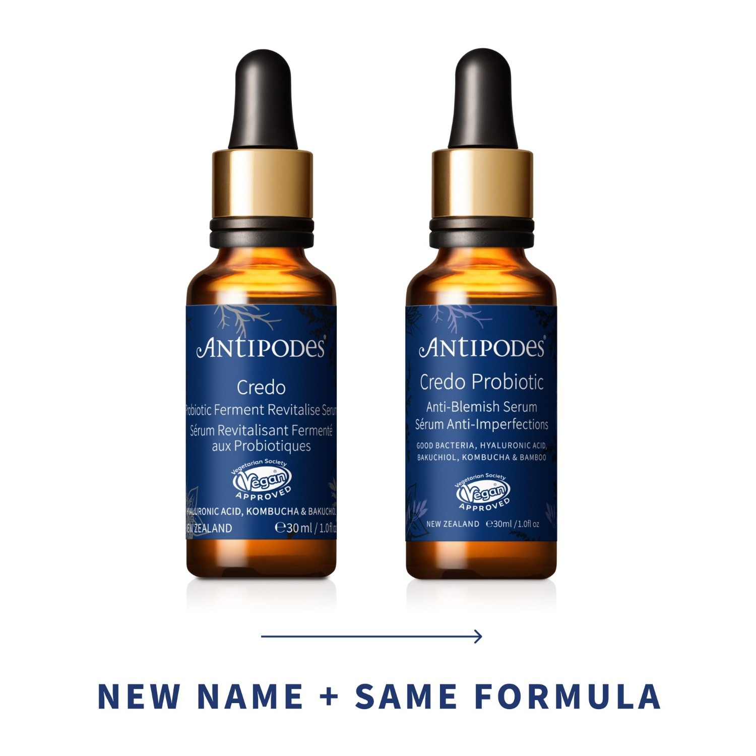 Probiotické sérum Antipodes Credo proti nedokonalostem pleti