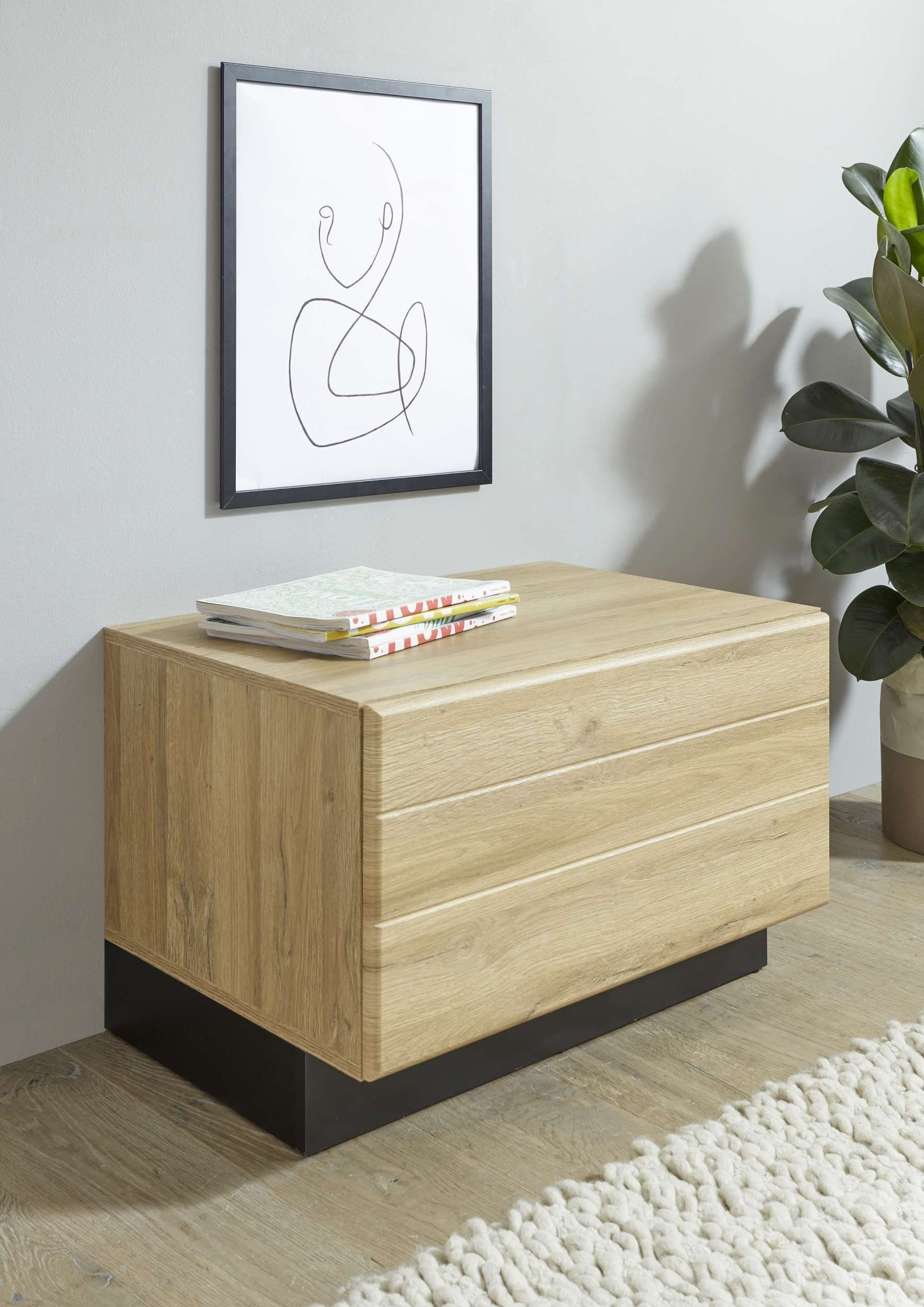 Stylefy Wohnwand Keymen, (Set (6-St), Wohnzimmer-Set), 6-teilig, mit Push-to-Open, MDF, variabel hängbar, Modern Design
