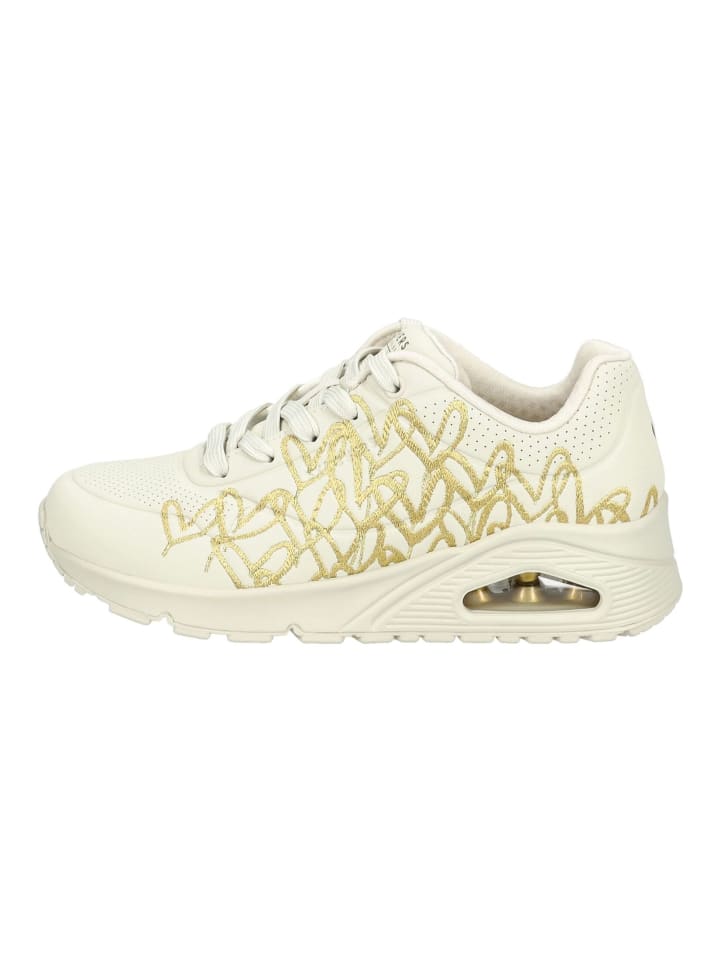Skechers Sneaker in Beige/Gold günstig kaufen