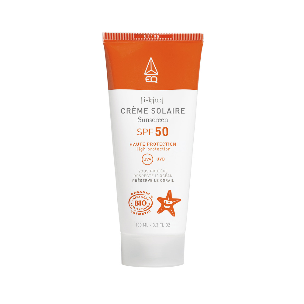 eq france CRÈME SOLAIRE SPF50 - 100ML BIO CREME SOLAIRE