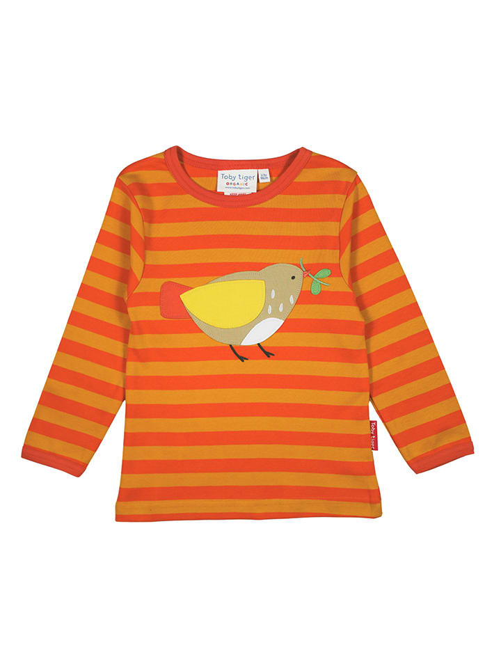 Toby Tiger Longsleeve in Orange günstig kaufen