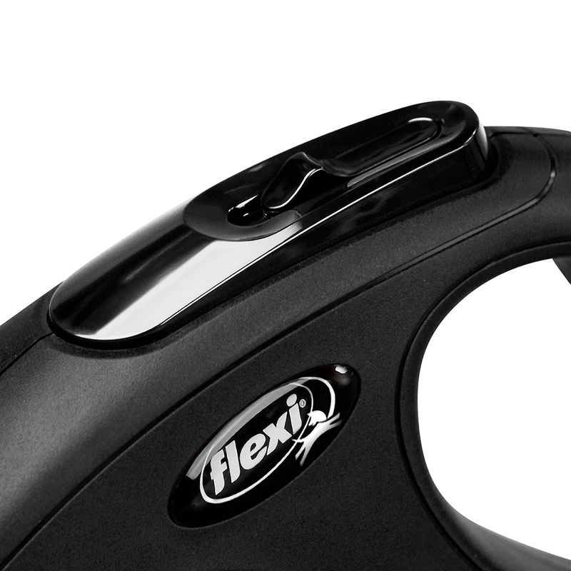 flexi New Classic Gurt-Leine M - schwarz zu TOP-Preisen | bitiba