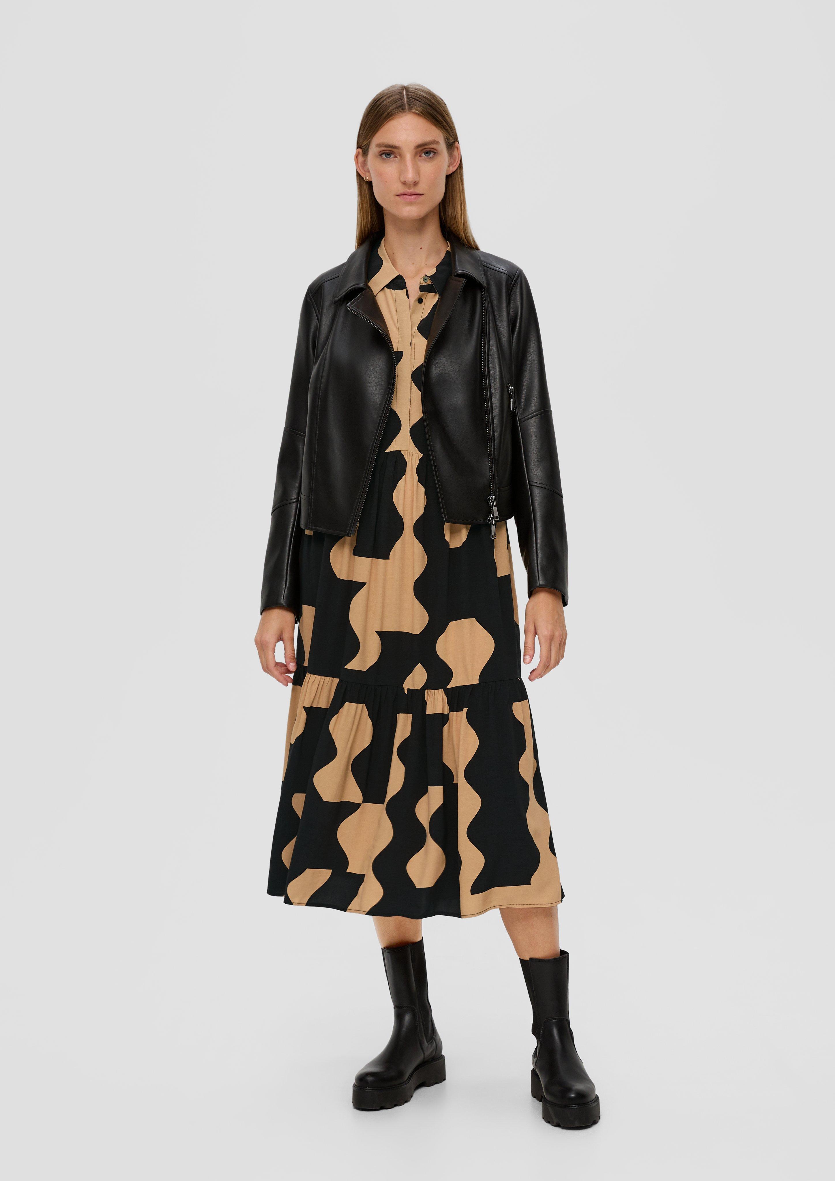 Hemdblusenkleid aus Viskose  2134631-99A4