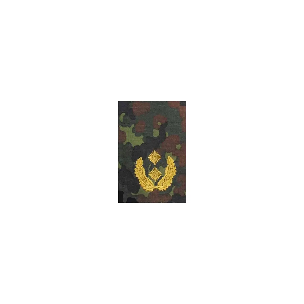 BW Rangabzeichen flecktarn/gold Generalmajor