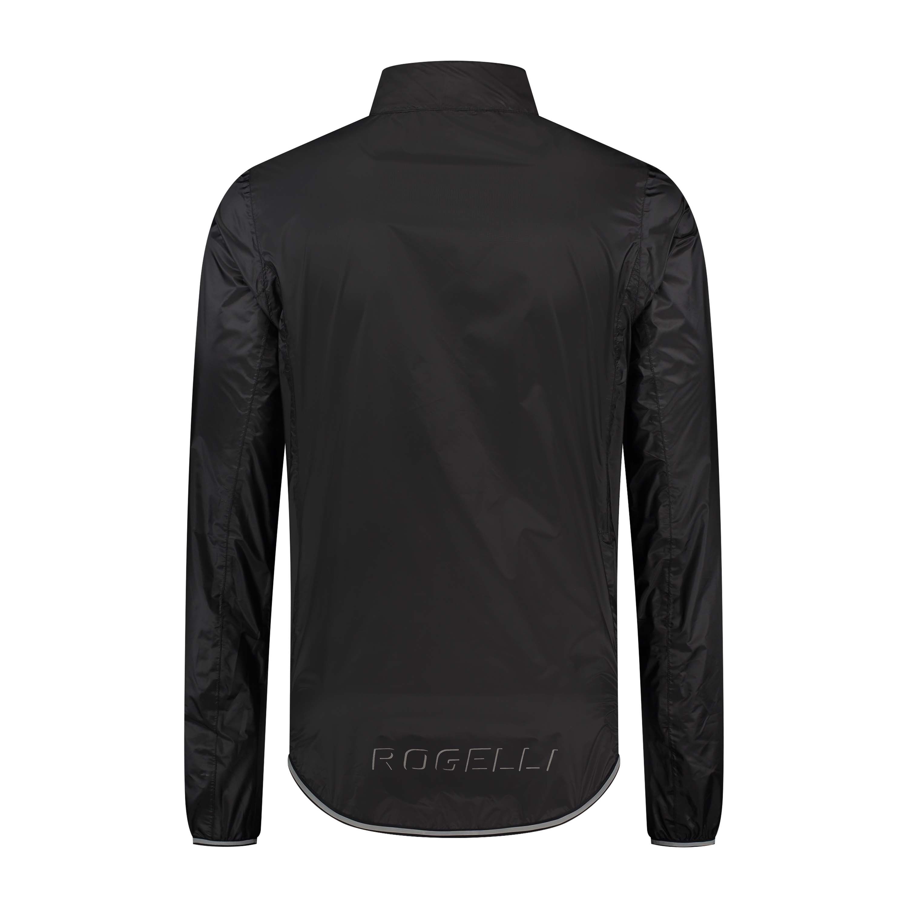 Rogelli Essential Black Herren Fahrrad Regenjacke