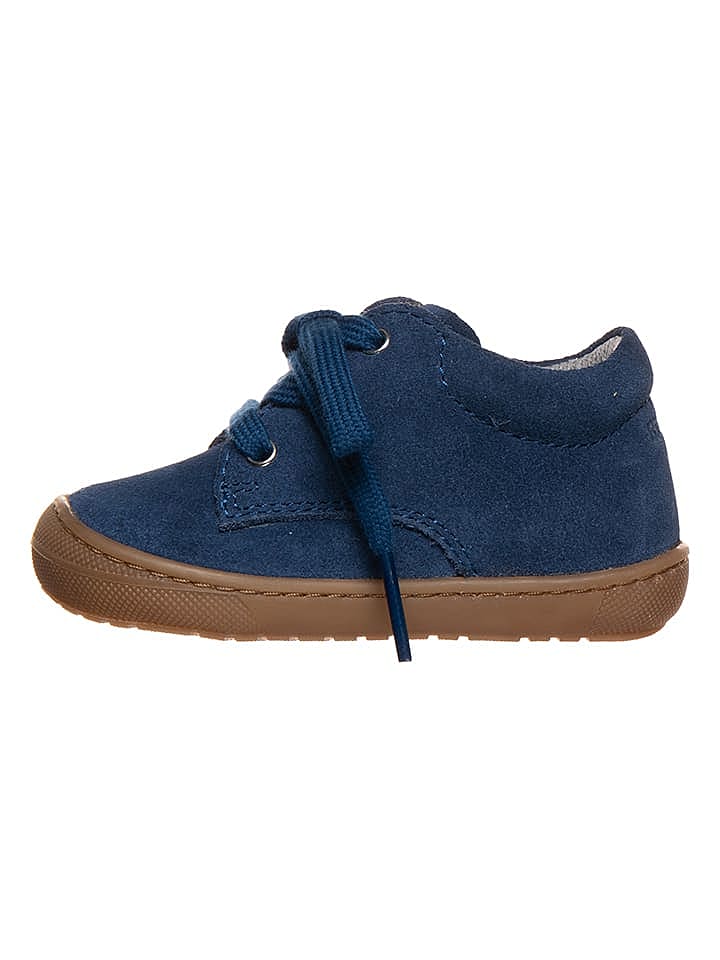 Richter Shoes Leder-Sneakers in Dunkelblau günstig kaufen 23